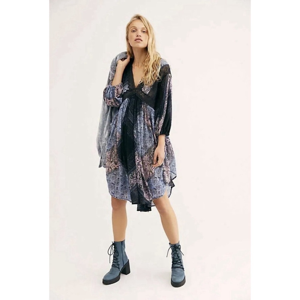 Free People Moon Child Lakeside Boho Tunic Dress - Picture 3 of 16
